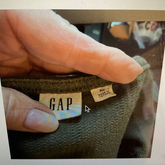Gap Olive Green Jumpsuit Scoop Neck XL - Picture 5 of 7
